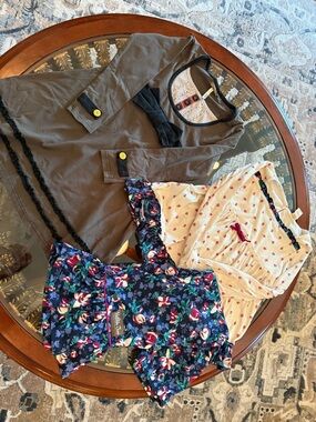 Matilda Jane dress and pajamas set